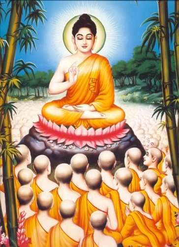 Đức Phật răn dạy chúng tăng về nghiệp báo phải trả trong mọi hoàn cảnh, cho dù nhằm báo thù kẻ xử tệ với mình.